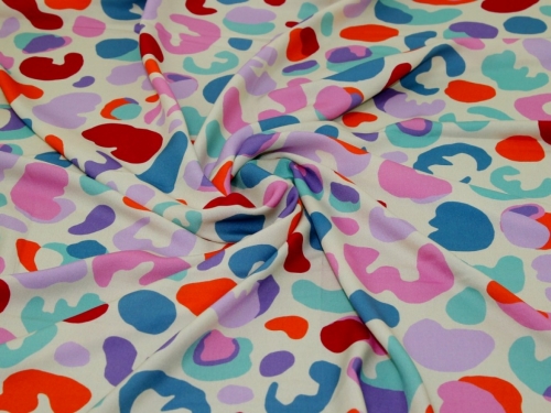 Minerva Exclusive Tumbled Prints Viscose Challis POD Fabric