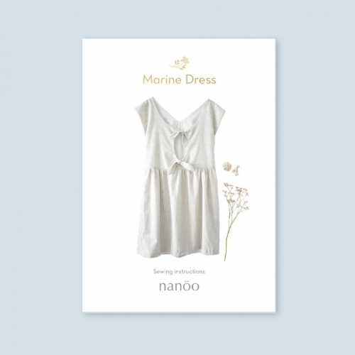 Nanoo Paper Sewing Pattern Marine Dress