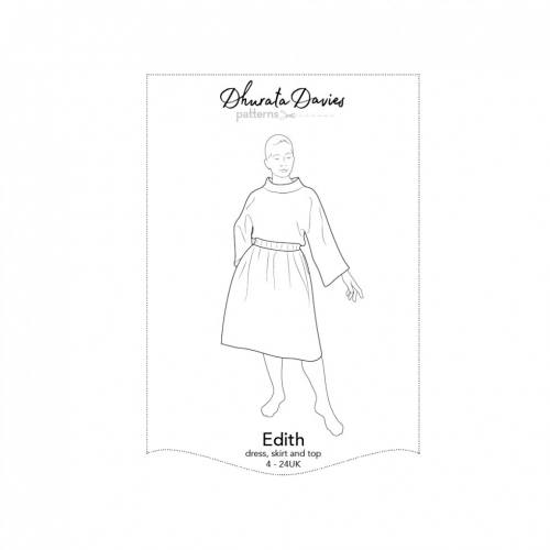 Dhurata Davies Paper Sewing Pattern Edith Dress Skirt & Top