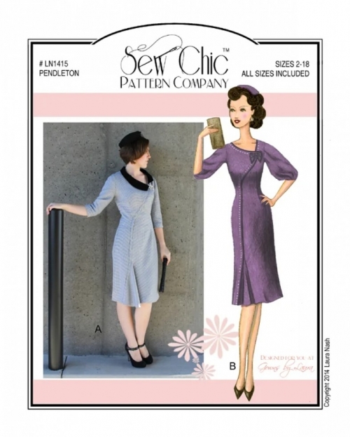 Sew Chic Paper Sewing Pattern Pendleton Dress