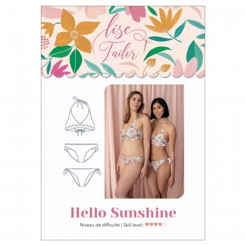 Lise Tailor Paper Sewing Pattern Hello Sunshine Bikini