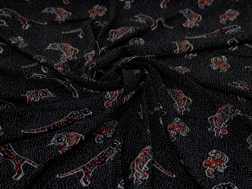 Minerva Exclusive Feline Flecks Viscose Challis POD Fabric