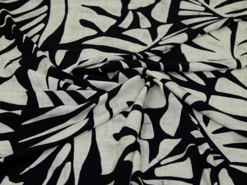 Minerva Exclusive Monstera Street Viscose Challis POD Fabric Avenue