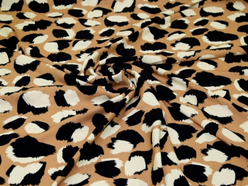 Minerva Exclusive Brushwork Prints Viscose Challis POD Fabric