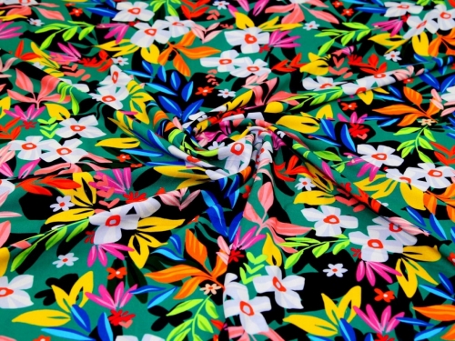 Minerva Exclusive Summer Dreaming Viscose Challis POD Fabric