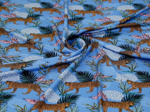Minerva Exclusive Pawprint Patrol Viscose Challis POD Fabric