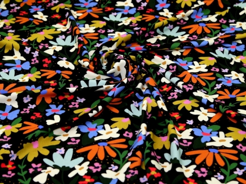 Minerva Exclusive Darling Daisies Viscose Challis POD Fabric