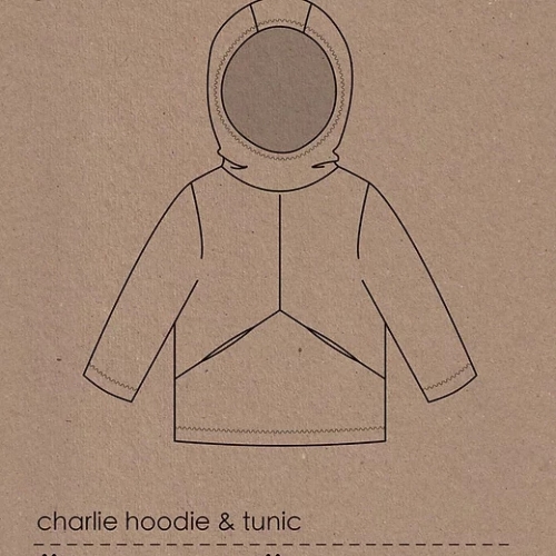 Two Stitches Paper Sewing Pattern Charlie Hoodie & Tunic