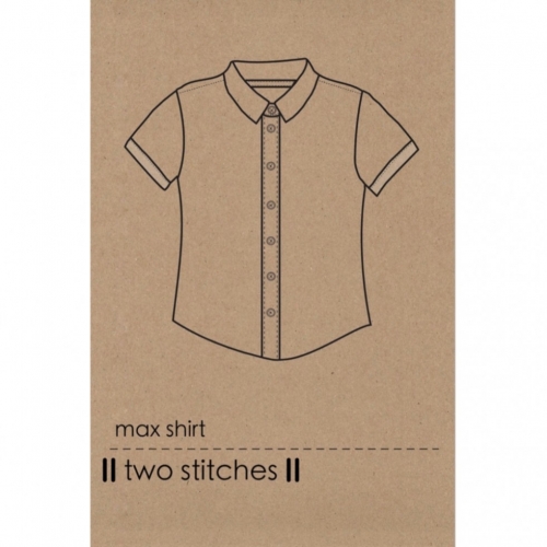 Two Stitches Paper Sewing Pattern Max Shirt