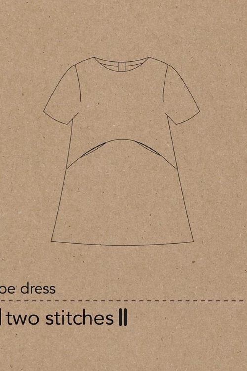 Two Stitches Paper Sewing Pattern Sammie Skirt Short Skort & Tee