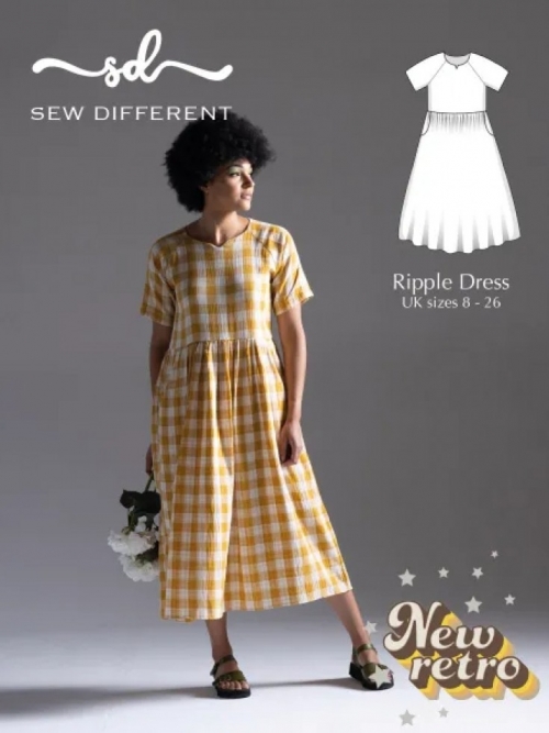 Sew Different Paper Sewing Pattern Ripple Dress