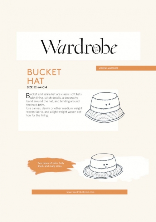 Wardrobe By Me Paper Sewing Pattern Safari & Bucket Hat
