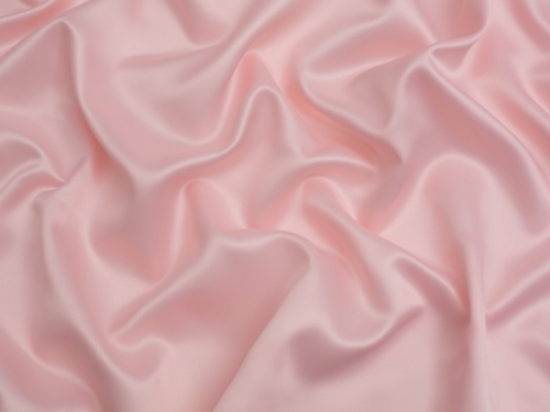 Matte Polyester Satin Fabric Baby Pink