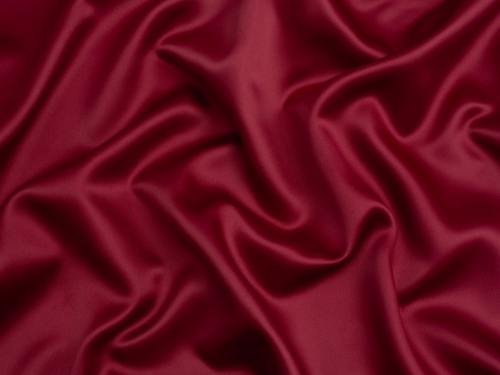 Matte Polyester Satin Fabric Wine