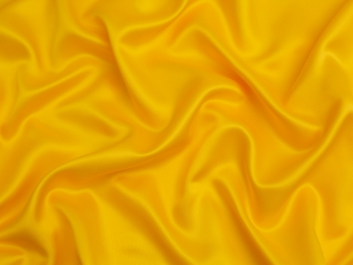 Matte Polyester Satin Fabric Yellow
