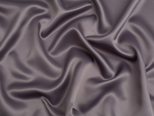 Matte Polyester Satin Fabric Grey