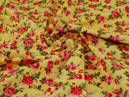 Rose and Hubble 100% Cotton Poplin Fabric Sunshine