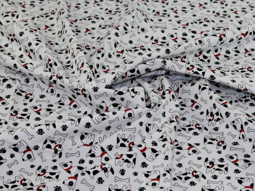 Rose and Hubble 100% Cotton Poplin Fabric White
