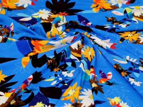 Minerva Exclusive Petal Eclipse Viscose Challis POD Fabric