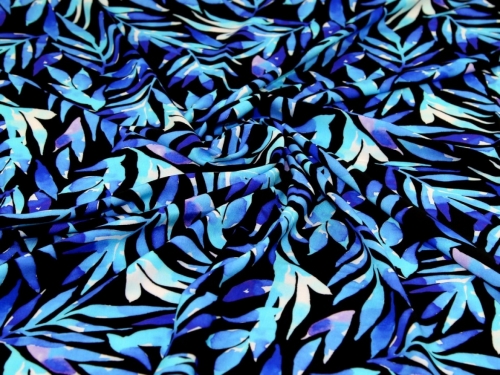 Minerva Exclusive Wild Palms Viscose Challis POD Fabric