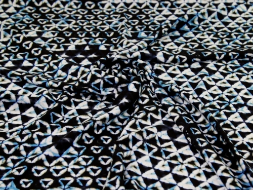 Minerva Exclusive Sankakkei Spirit Viscose Challis POD Fabric