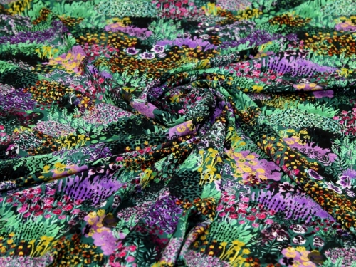 Minerva Exclusive Countryside Cluster Viscose Challis POD Fabric