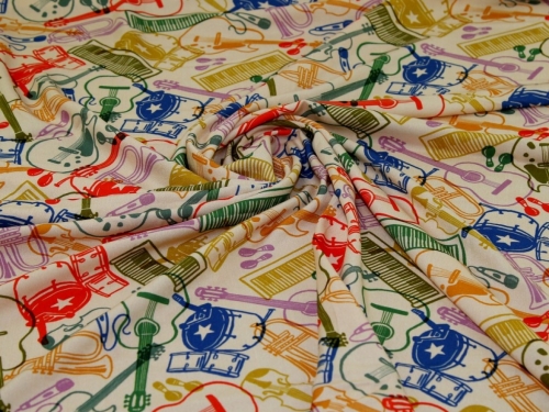 Minerva Exclusive Band Camp Viscose Challis POD Fabric