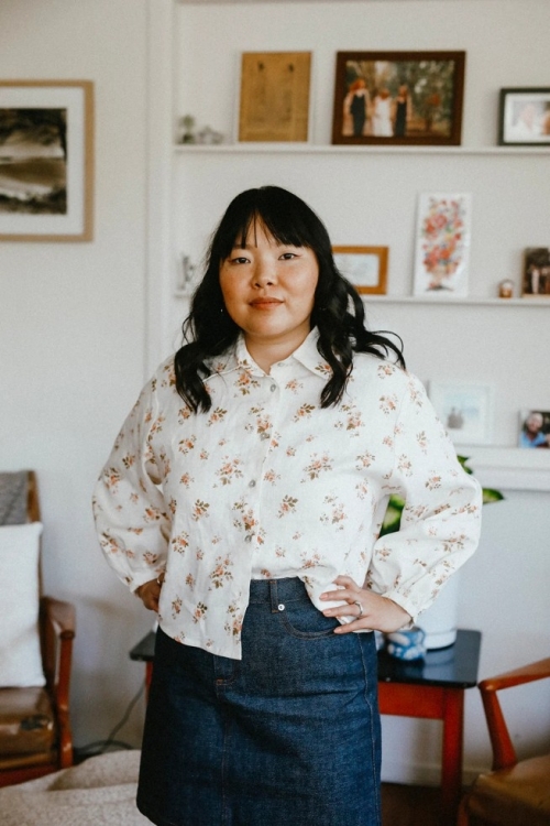 Common Stitch Paper Sewing Pattern Bellbird Button Up