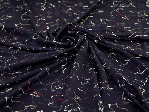 Minerva Exclusive Here Kitty Viscose Challis POD Fabric