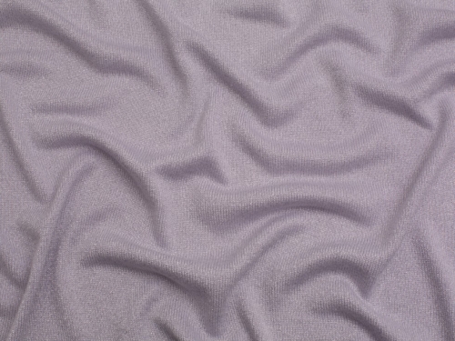 Deadstock Shine Lurex Sweater Knit Stretch Fabric Pastel Lilac