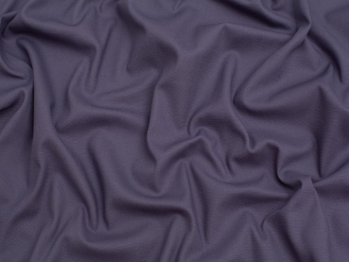 Minerva Core Range Brushed Stretch Woven Cotton Twill Fabric Purple Sage