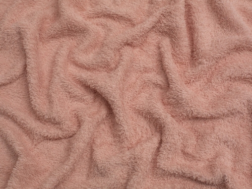 Minerva Core Range Luxury Cotton Towelling Fabric Blush Rose