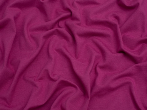 Minerva Core Range Cotton Lycra Jersey Stretch Knit Fabric Dusty Fuchsia