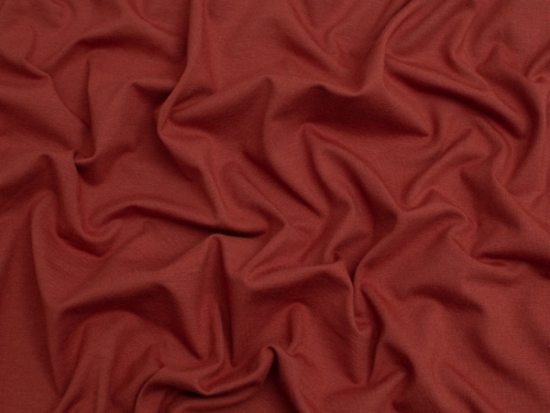 Minerva Core Range Cotton Lycra Jersey Stretch Knit Fabric Dark Brique