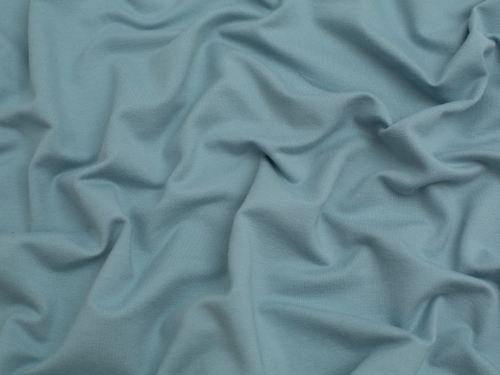 Minerva Core Range Medium Loop Back French Terry Stretch Knit Fabric Faded Aqua