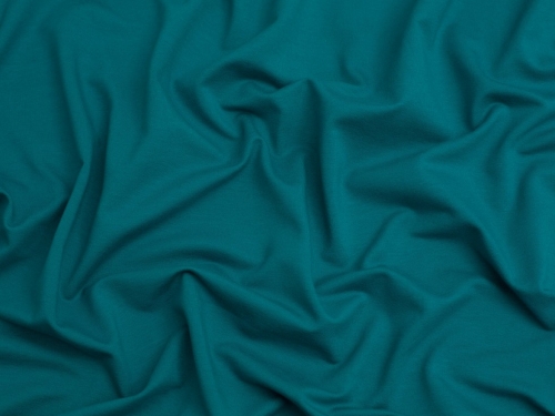 Minerva Core Range Medium Loop Back French Terry Stretch Knit Fabric Rich Teal