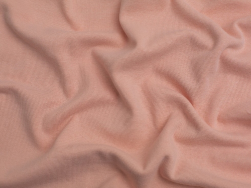 Minerva Core Range Tubular Ribbing Stretch Knit Fabric Blush Rose