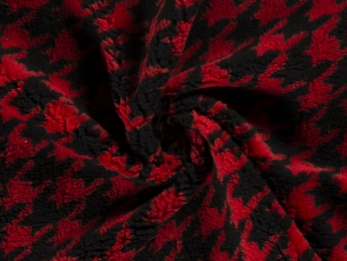 Sherpa Fleece Fur Fabric Rust