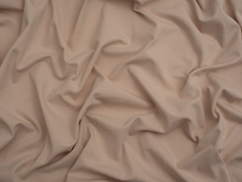 Minerva Core Range Baby Soft Cotton Jersey Stretch Knit Fabric Cream