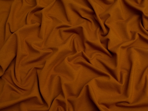 Minerva Core Range Baby Soft Cotton Jersey Stretch Knit Fabric Copper