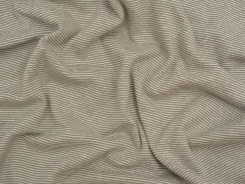Minerva Core Range Baby Soft Yarn Dyed Tubular Ribbing Stretch Knit Fabric Khaki