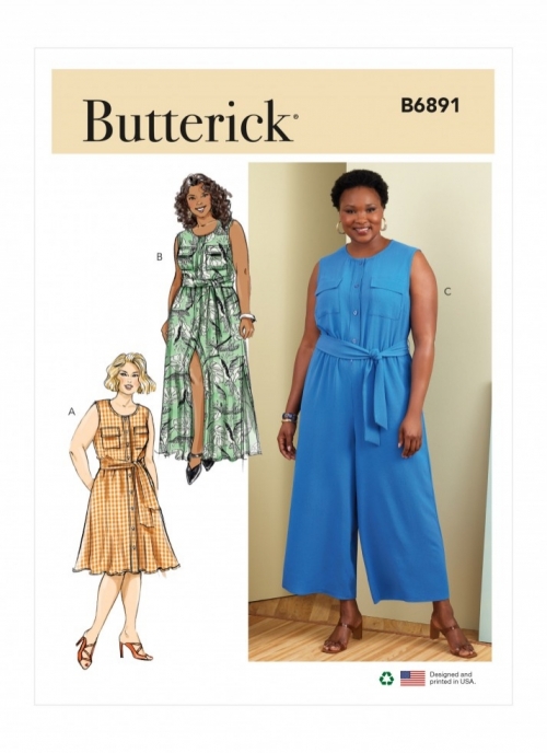 Butterick Paper Sewing Pattern 6891