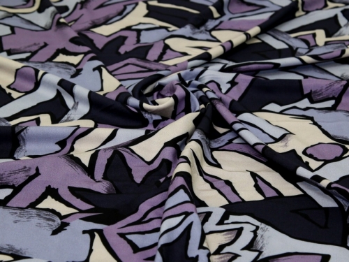 Minerva Exclusive Arcane Art Viscose Challis POD Fabric Fire