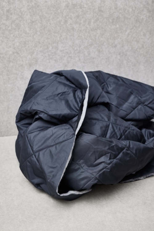 Mind The MAKER Gem Thelma Thermal Quilted Coating Fabric Indigo Night