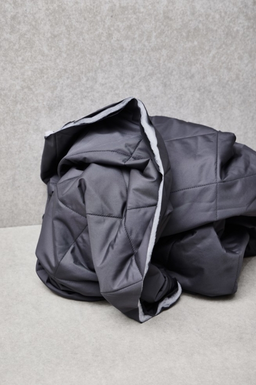 Mind The MAKER Gem Thelma Thermal Quilted Coating Fabric Calm Grey