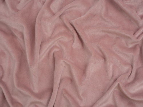 Minerva Core Range Super Soft Plush Fleece Fabric Dusky Pink