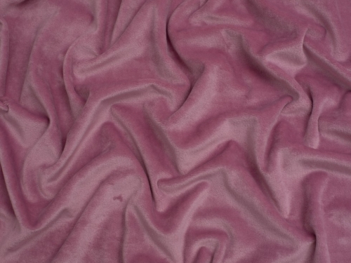 Minerva Core Range Super Soft Plush Fleece Fabric Mauve Pink