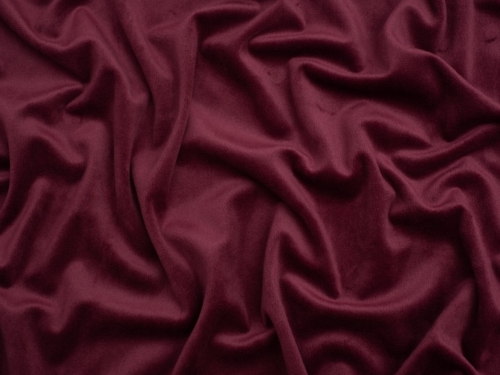 Minerva Core Range Super Soft Plush Fleece Fabric Wine