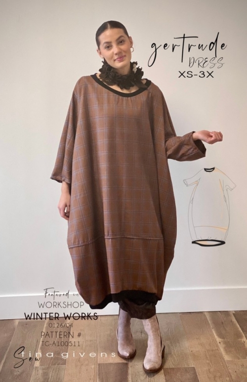 Sew Tina Givens Paper Sewing Pattern Gertrude Dress