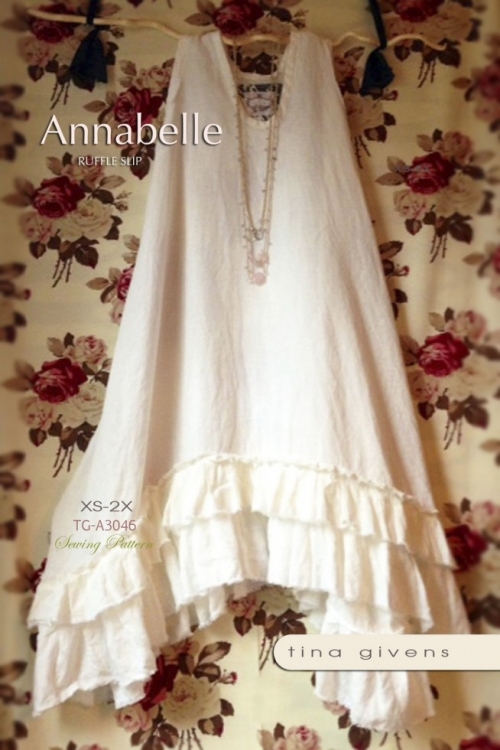 Sew Tina Givens Paper Sewing Pattern Annabelle Slip Dress